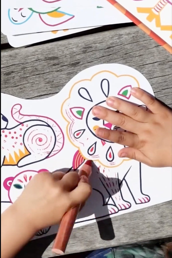 Tekenen en kleuren met Djeco Toys - In den Olifant