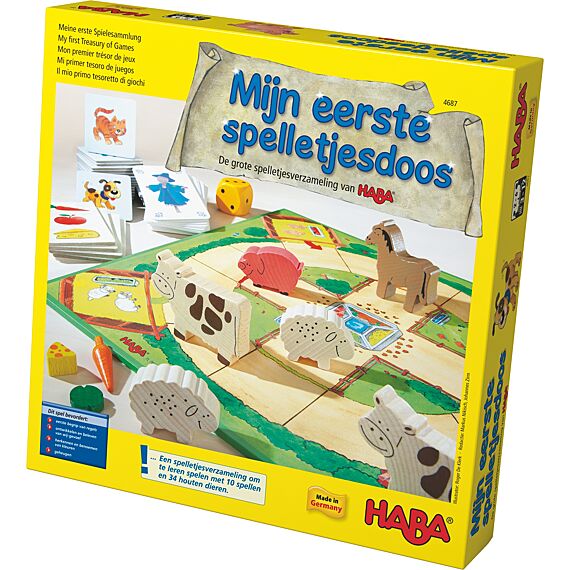 Mijn Eerste Spelletjesdoos - De Grote Spelletjesverzameling Van Haba