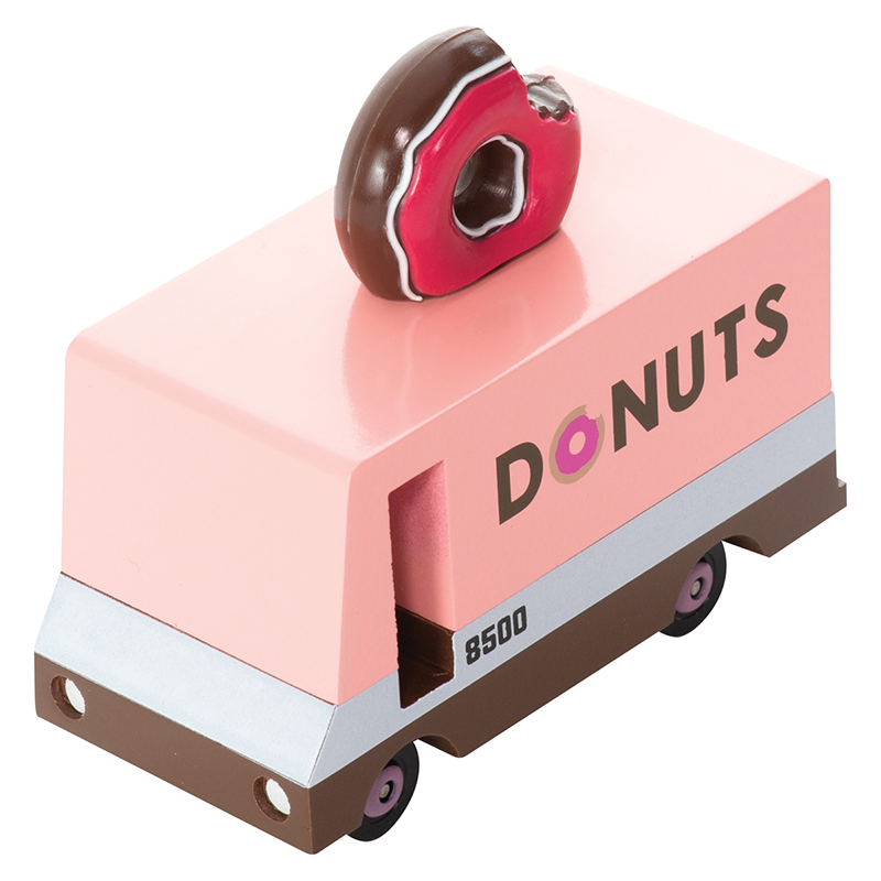 Donut Van (F702) 8,4X4,1X6,5Cm, Wooden Diecast, In Giftbox, 3+