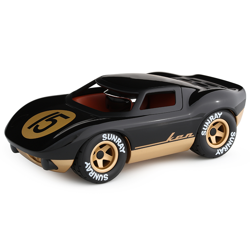 Zwart gouden racewagen - Ken Cave