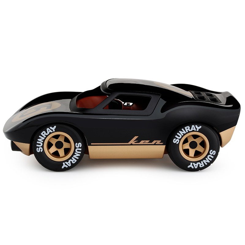 Zwart gouden racewagen - Ken Cave