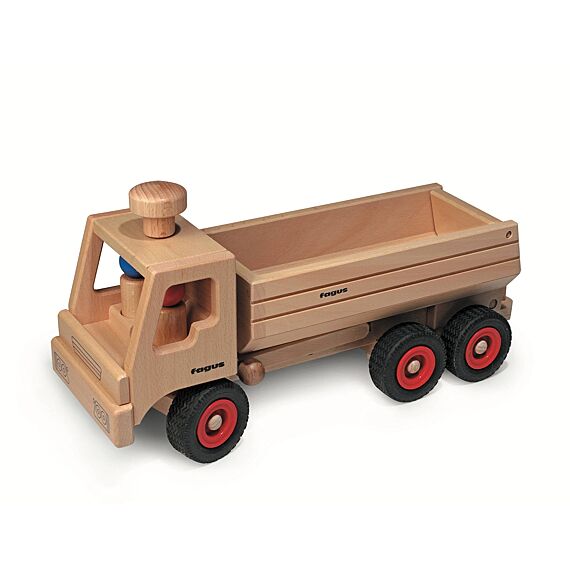 Houten Bouwvoertuig Kiepwagen - 40 cm