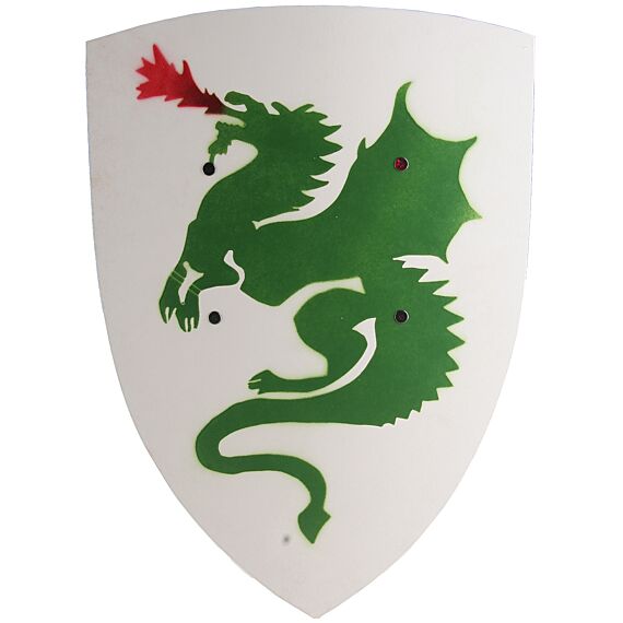 Groot Draken Schild | Groen Wit