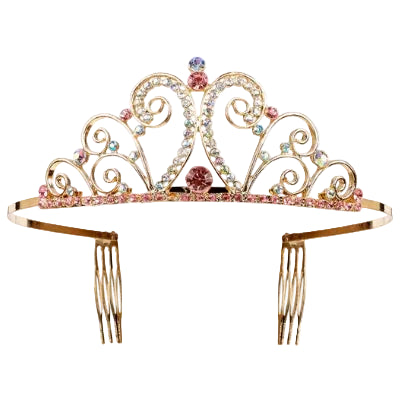 Gouden metalen kroon - Chapira