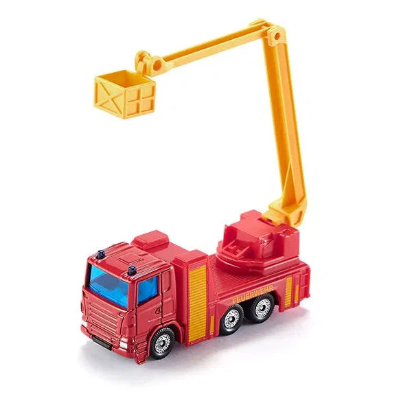 Fire Department Ladder Truck With Rescue Platform