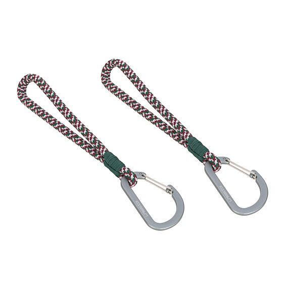 Kinderwagen Accessoire - Stroller Hooks Cord 2 Pcs, Green/Lavender/Deep Red