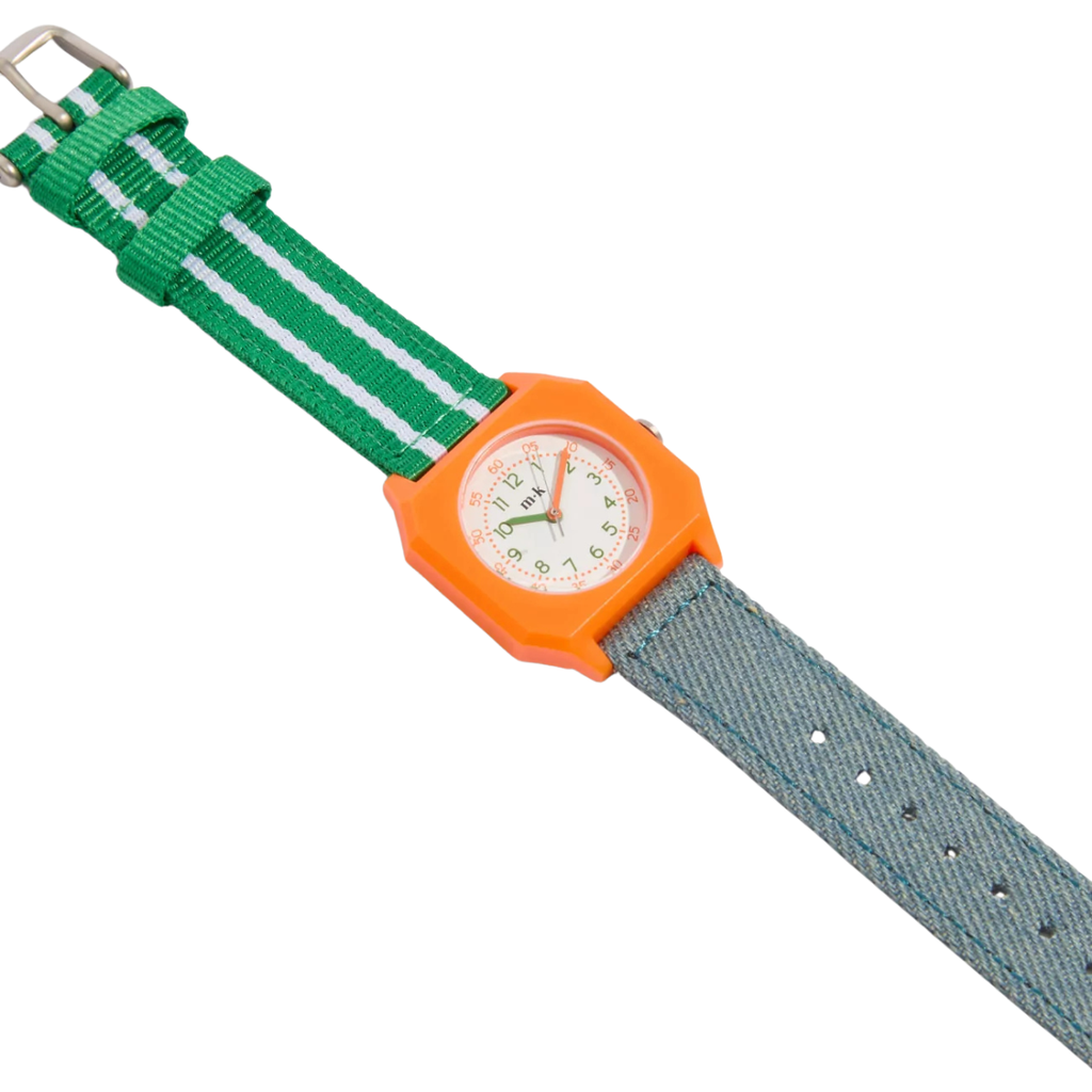 Montre Mini Kyomo - Circus (Denim & Green)