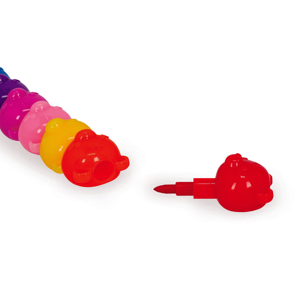 12 stapelbare kleurtjes - Dream In Colour Heart - Kleuren en tekenen Legami - In den Olifant