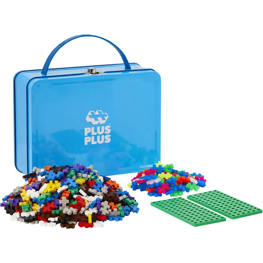 Bouwstenen Plus-Plus Metal Suitcase Basic - 600 stuks