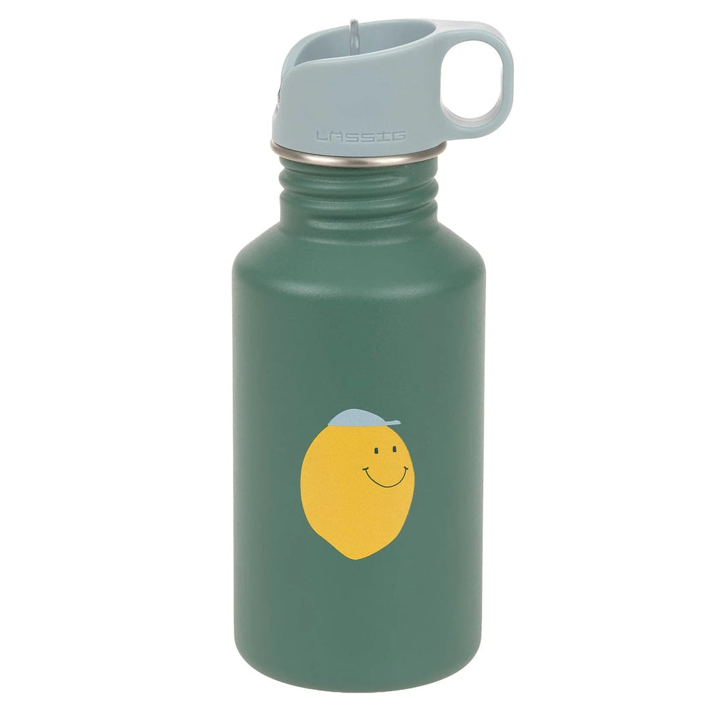 RVS drinkfles Happy Fruits Lemon - 500 ml