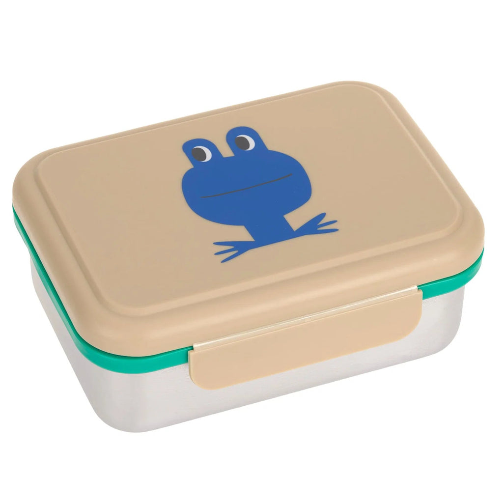 Boîte à lunch en acier inoxydable Happy Trails Grenouille