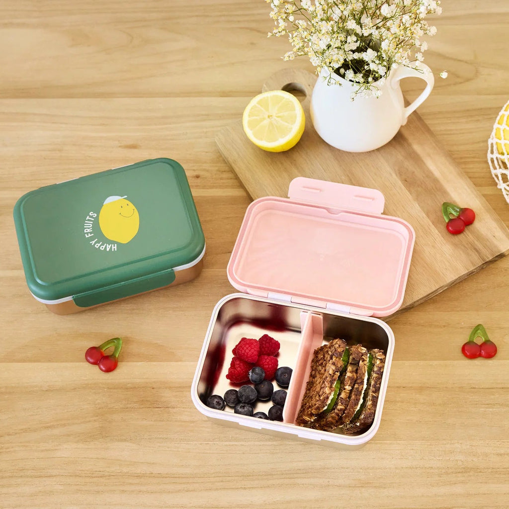 Lunch box Stainless Steel Happy Fruits Cherry