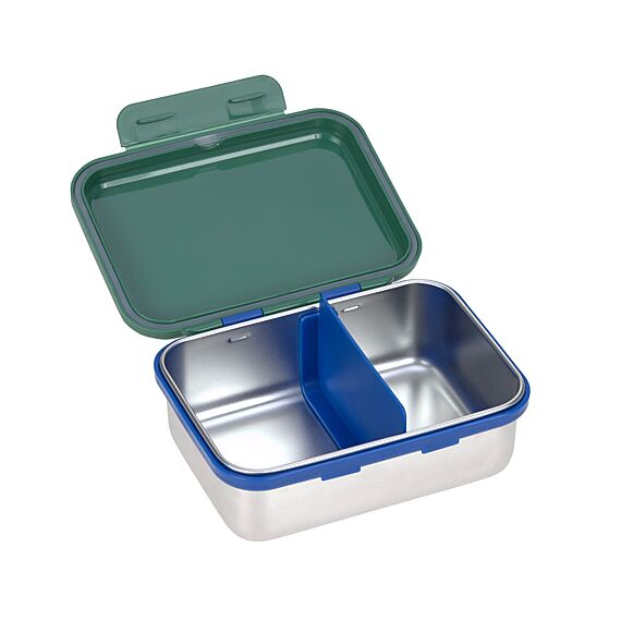 Stalen Brooddoos - Lunchbox Stainless Steel Little Gang Rainbow Green