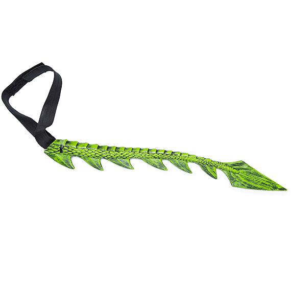 Verkleedaccessoire - Dragon Tail Green