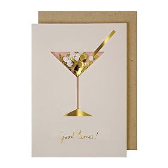 Verjaardagskaart | Cocktail Confetti Shaker