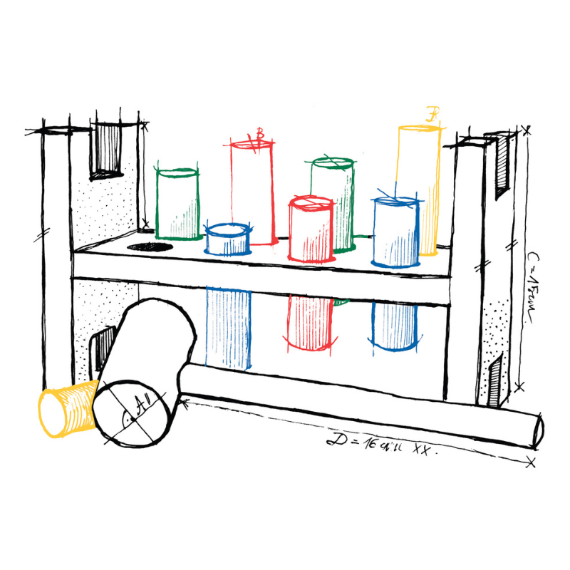 rainbow pound-a-peg