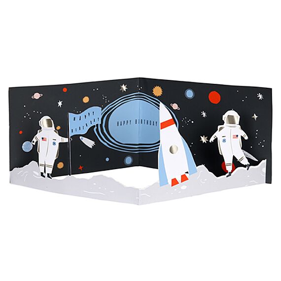 Space 3D Scene Card