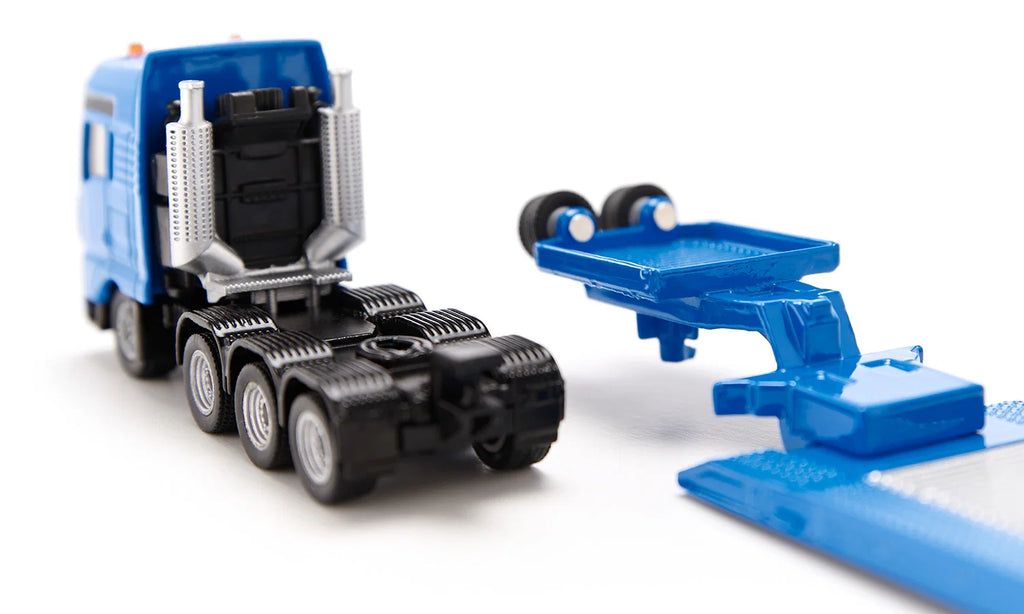 Dieplader met graafmachine 1:87