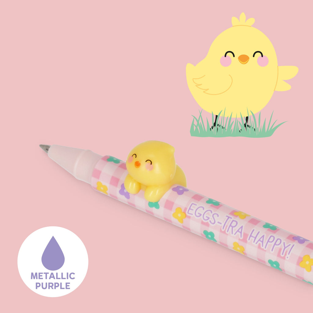 2 Gel Pens Animal Decoration - Easter 2026 Limited Edition - Schrijfwaren Legami - In den Olifant