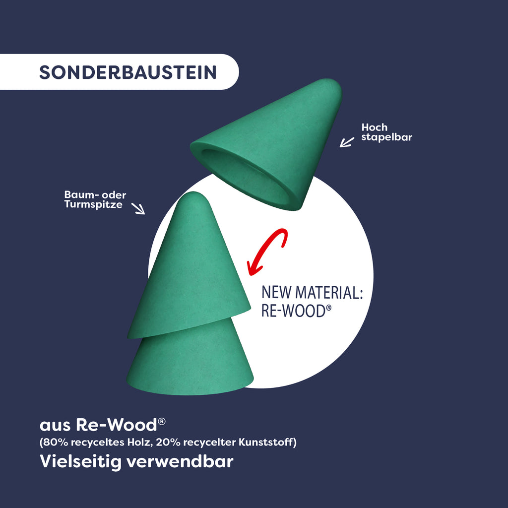 Houten speelset My 1st Block World Grote boerderij - 60 onderdelen