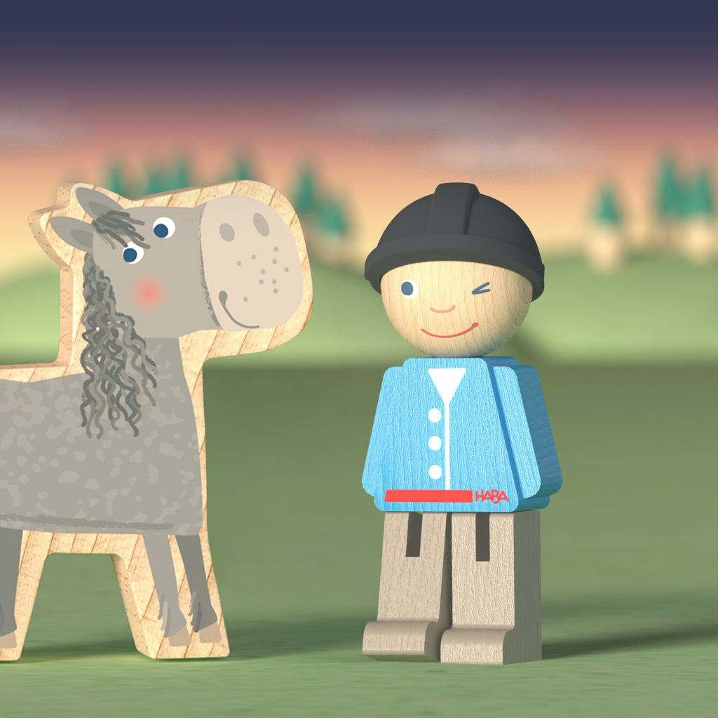 Speelfiguur My 1st Block World - Ruiter Alex