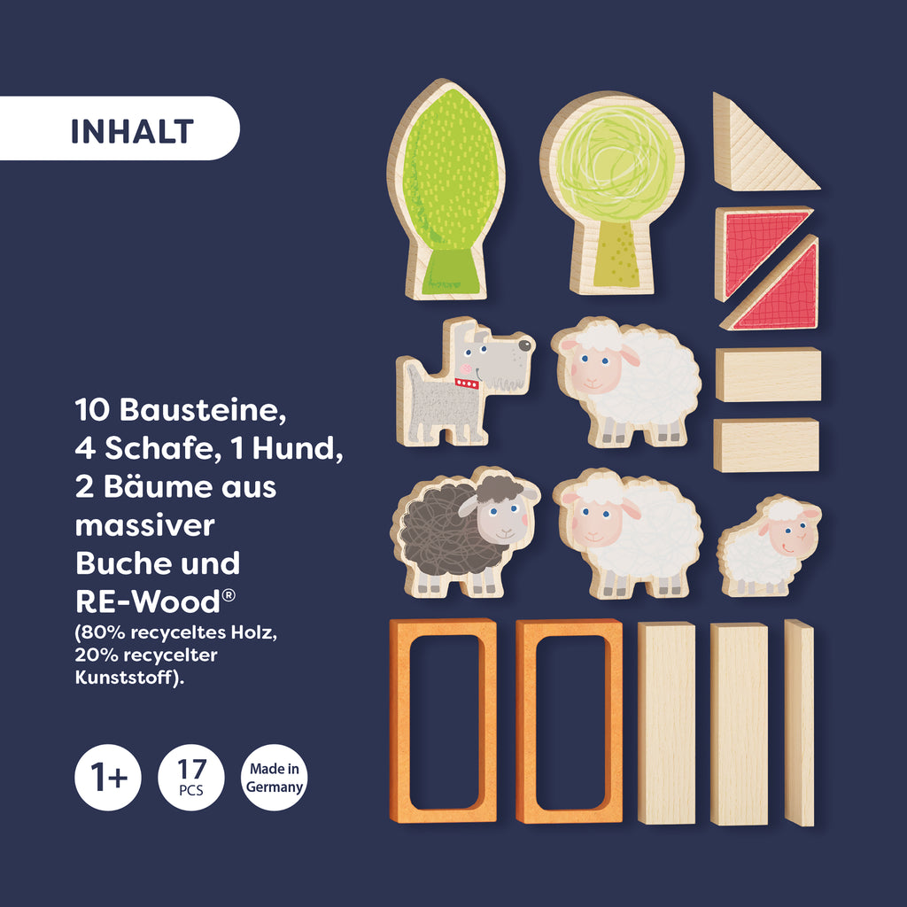 Speelset My 1st Block World Schapenweide - set van 17
