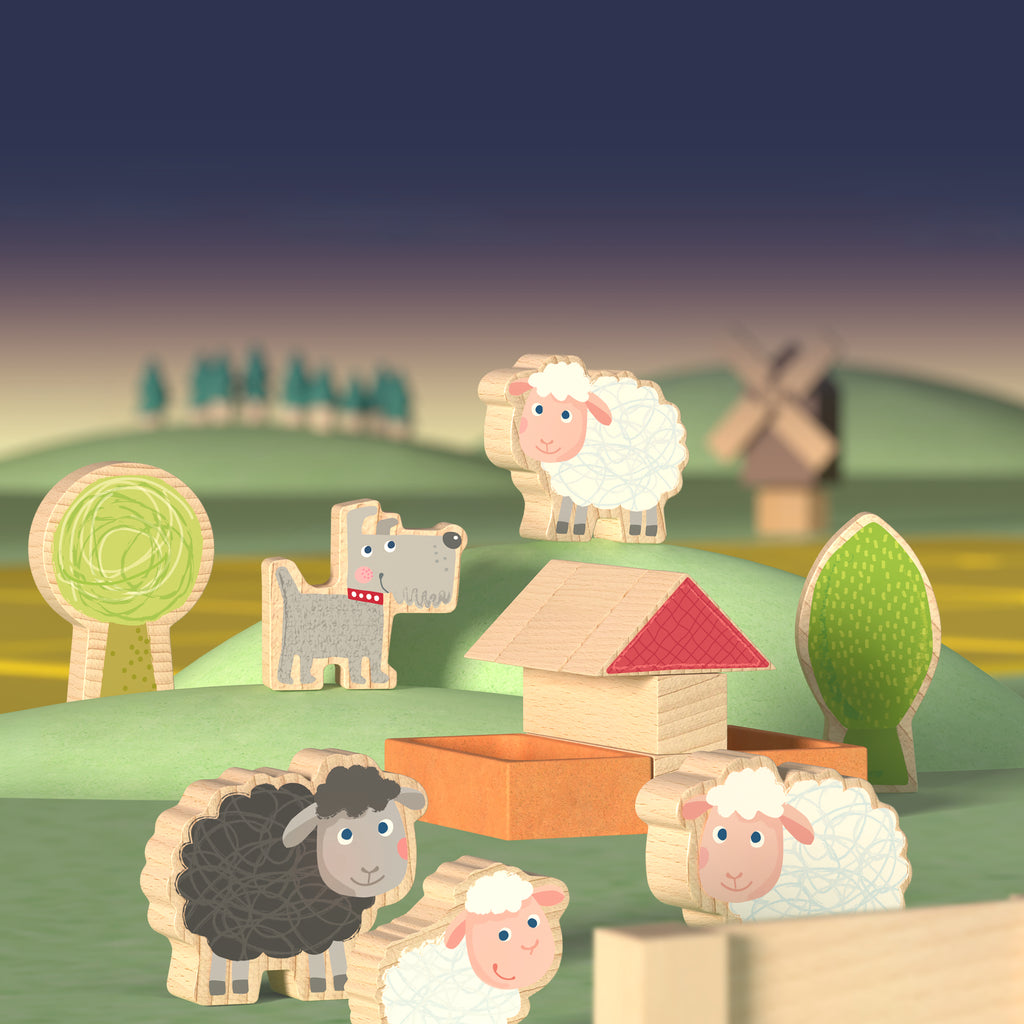 Speelset My 1st Block World Schapenweide - set van 17