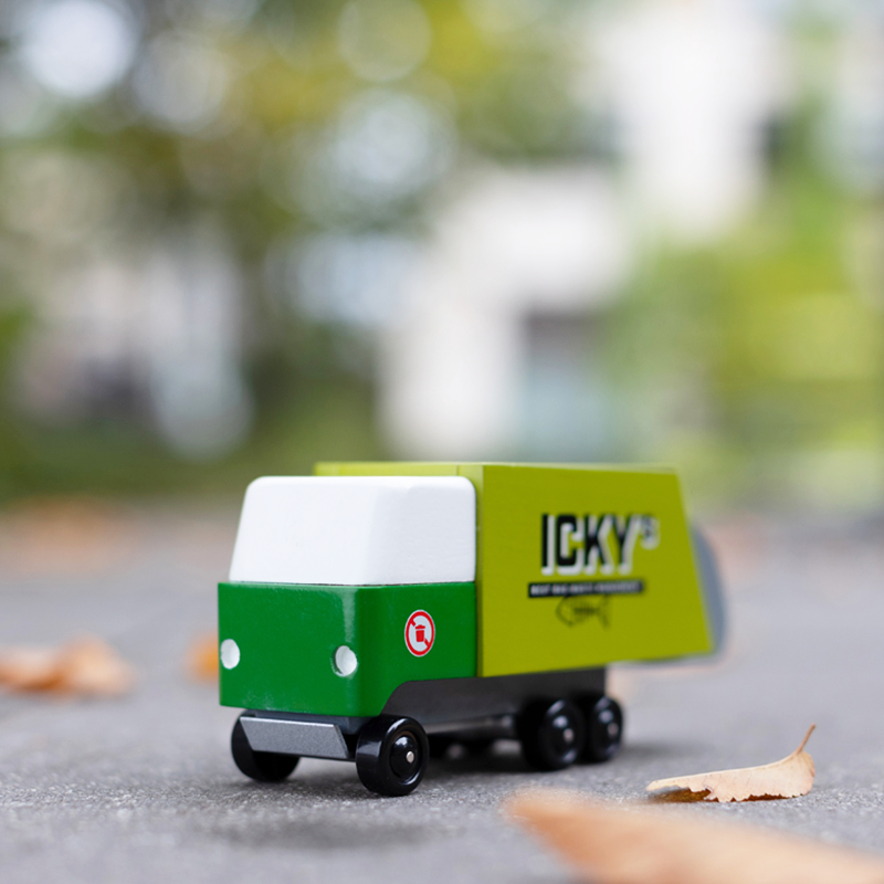 Garbage Truck (K258) 14,6X5,1X7Cm, Wooden Diecast, In Giftbox,