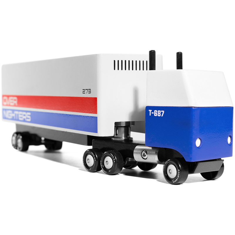 18 Wheeler (K768) 27,4X5,1X8,3Cm, Wooden Diecast, In Giftbox,