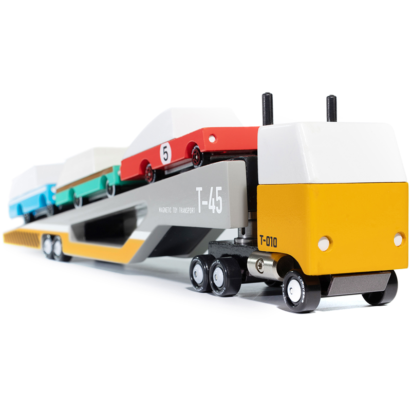 Car Transporter (K201) 36,2X4,6X8,4Cm, Wooden Diecast,