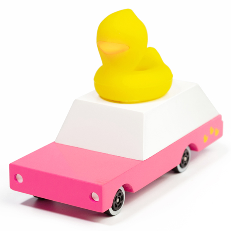 Duckie Wagon (W806) 8,9X3,8X6,4Cm, Wooden Diecast, Magnetic, In