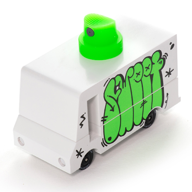 Graffiti Green (A808) 8,4X4,1X6,5Cm, Wooden Diecast, In Giftbox,