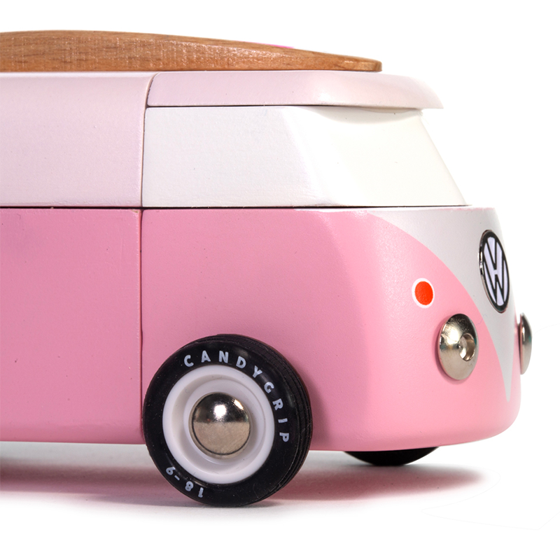 Vw Beach Bus - Pink (Bva367) 16,5X9,4X8,4Cm, Magnetisch, In