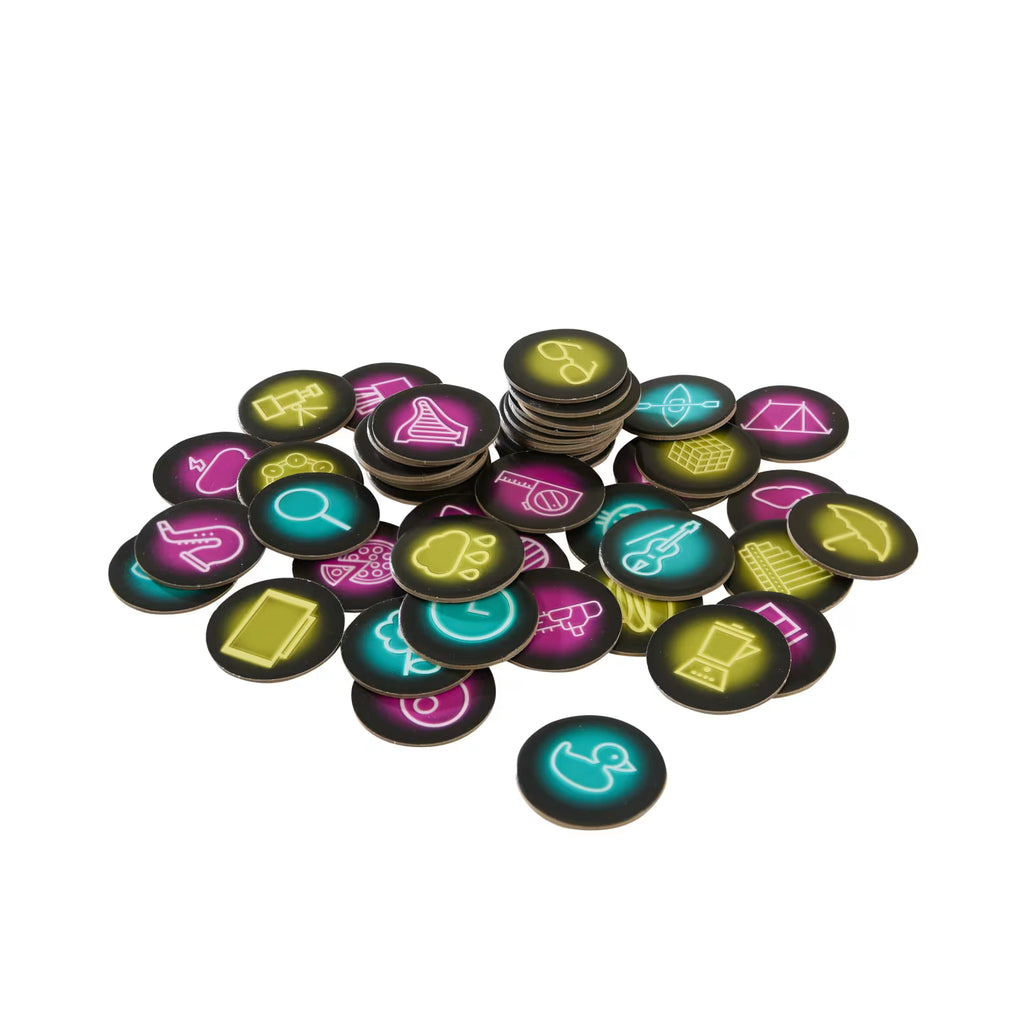 Interactief party game - Let's talk NEON Pink