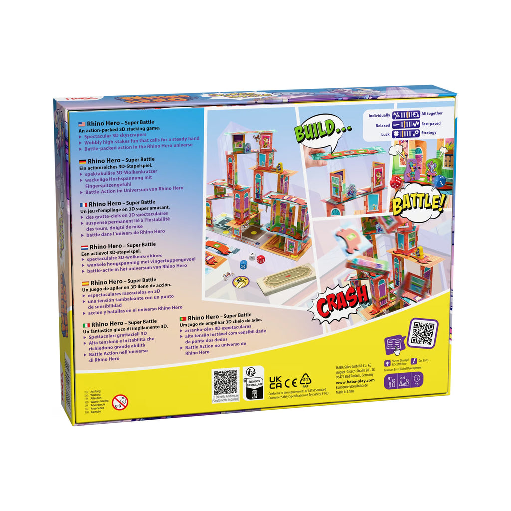 3D stapelspel Rhino Hero - Super Battle