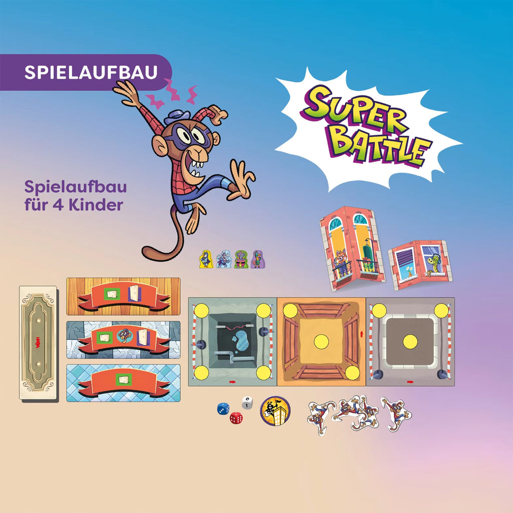 3D stapelspel Rhino Hero - Super Battle