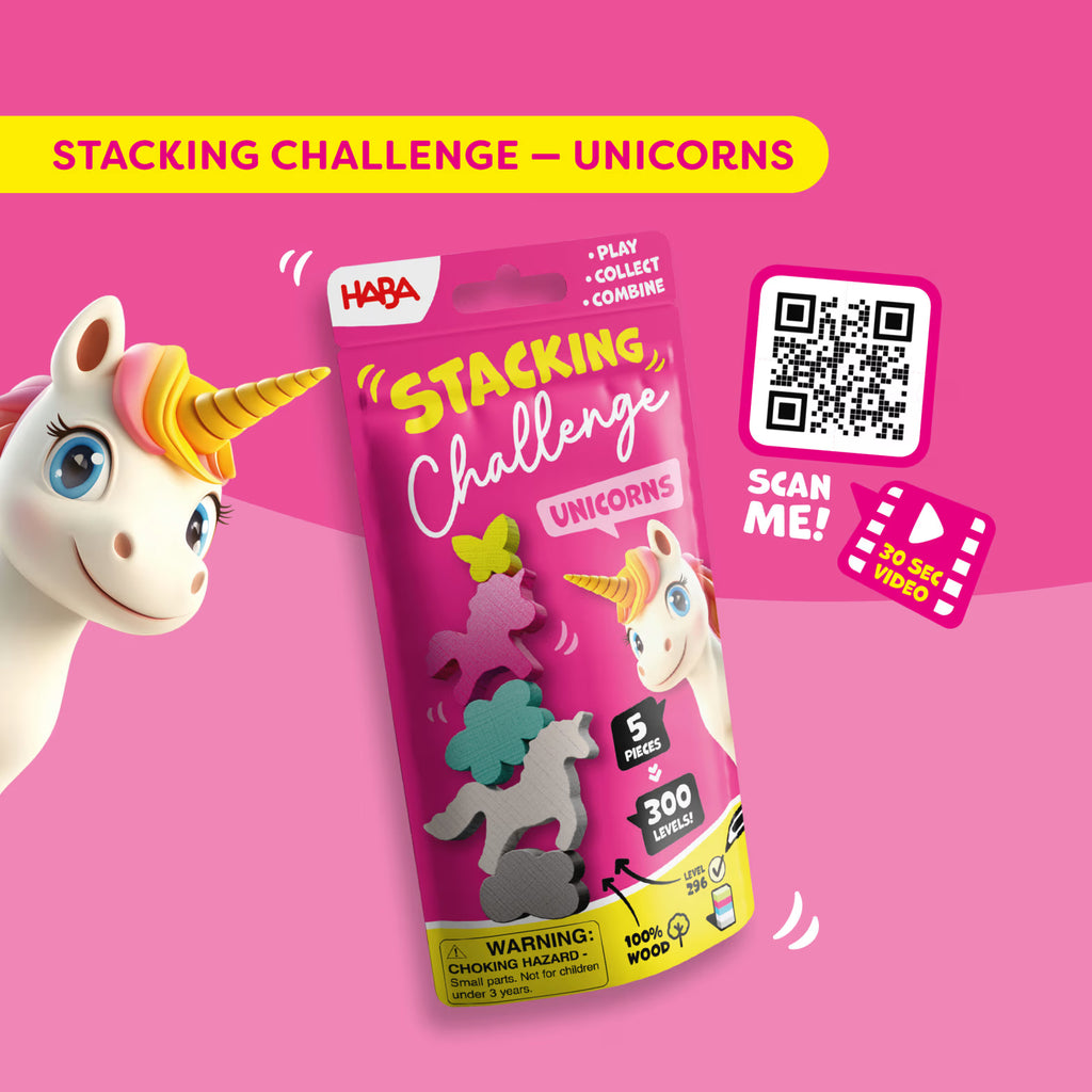 Behendigheidsspel Stacking Challenge - Unicorns