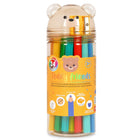 24 kleurpotloden met slijper - Teddy Friends Teddy Bear - Kleuren en tekenen Legami - In den Olifant