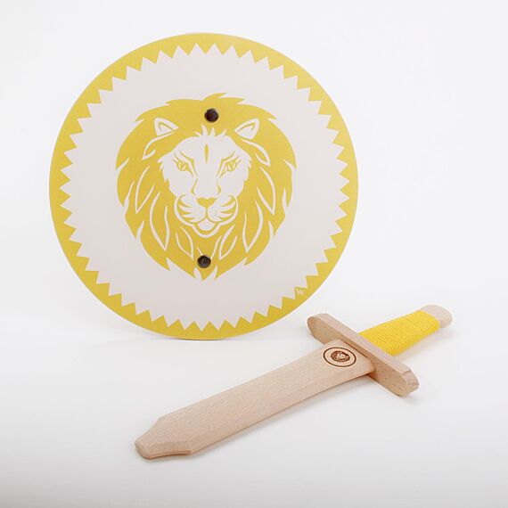 Schild En Zwaard Leopold | Gele Mini Set