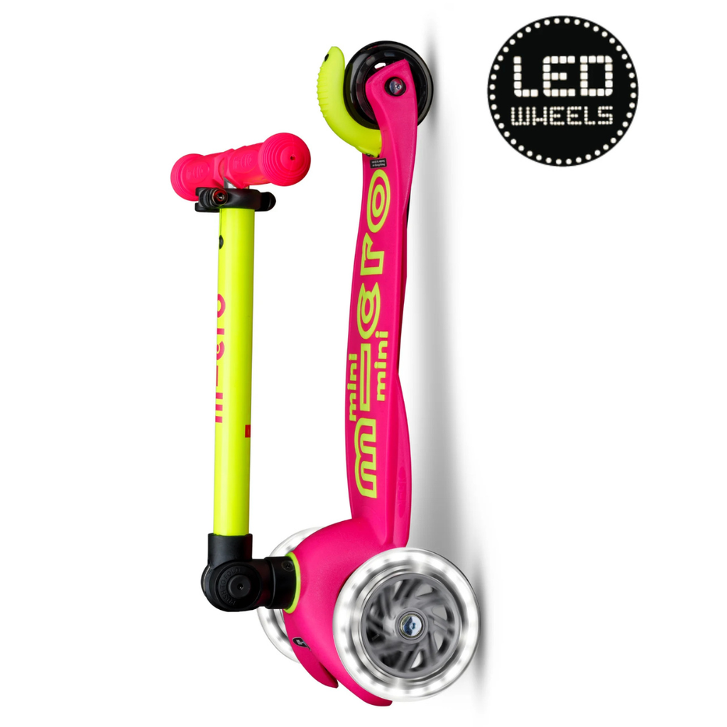 Mini Micro Foldable LED roze/geel - 2 tot 5 jaar