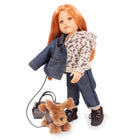 Poupée Hannah et son chien Polly - 50 cm