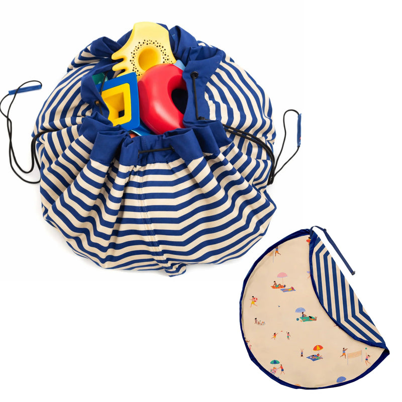 3 - in - 1 outdoor speelkleed & opbergzak - beach - Opbergers Play&go - In den Olifant