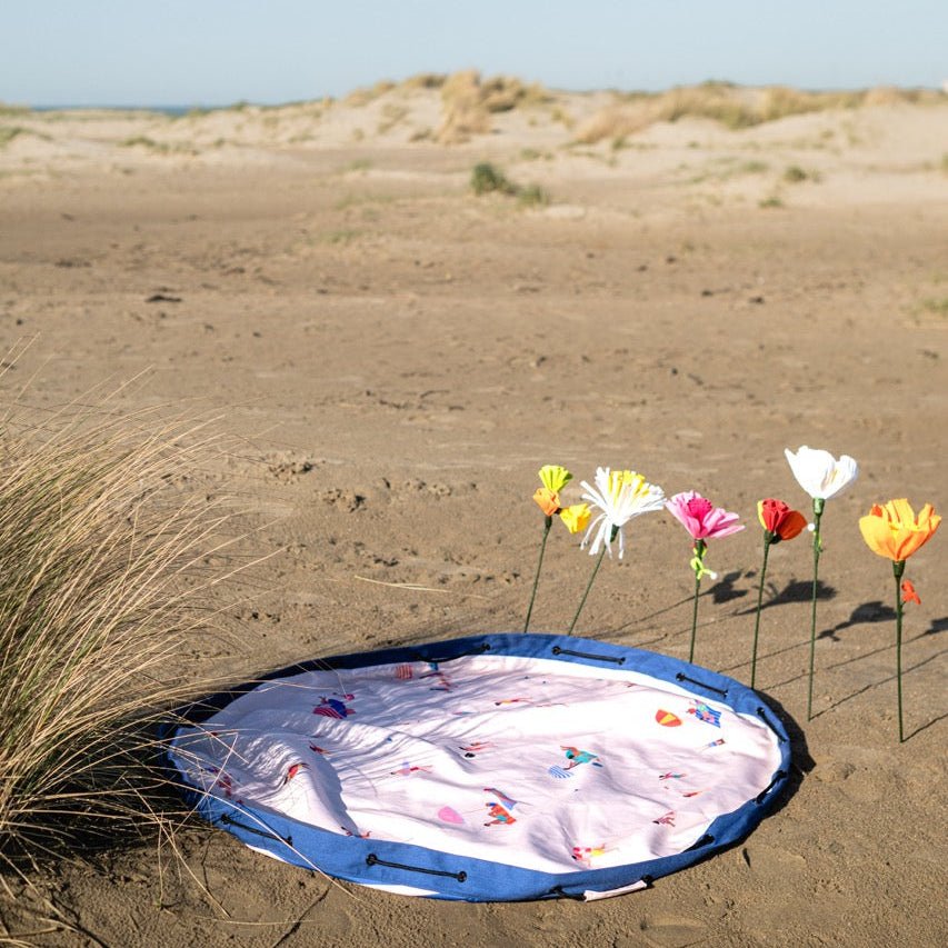 3 - in - 1 outdoor speelkleed & opbergzak - beach - Opbergers Play&go - In den Olifant