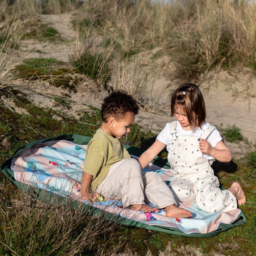 3 - in - 1 outdoor speelkleed & opbergzak - Parc - Opbergers Play&go - In den Olifant