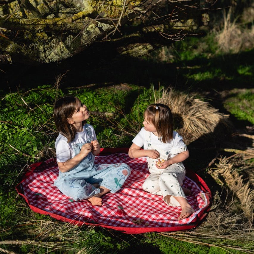 3 - in - 1 outdoor speelkleed & opbergzak - Pic nic - Opbergers Play&go - In den Olifant