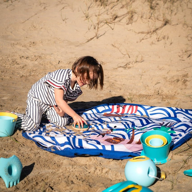 3 - in - 1 outdoor speelkleed & opbergzak - Pirate - Opbergers Play&go - In den Olifant
