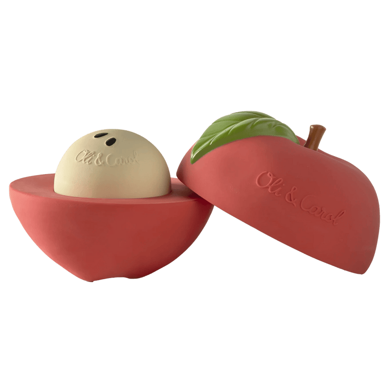 3 in 1 stapelspeeltje - Stack & Bounce Apple - Sorteer - en stapelspeelgoed Oli&Carol - In den Olifant