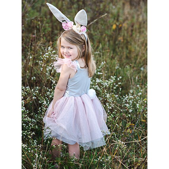 Verkleedjurk Met Diadeem - Woodland Bunny