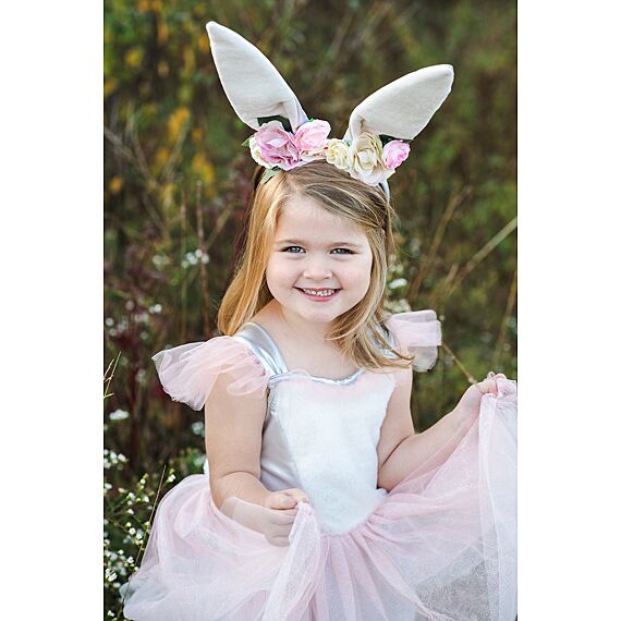 Verkleedjurk Met Diadeem - Woodland Bunny