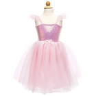 Roze Verkleedjurk - Pink Sequins Princess Dress